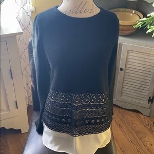 AB Studio layered sweater